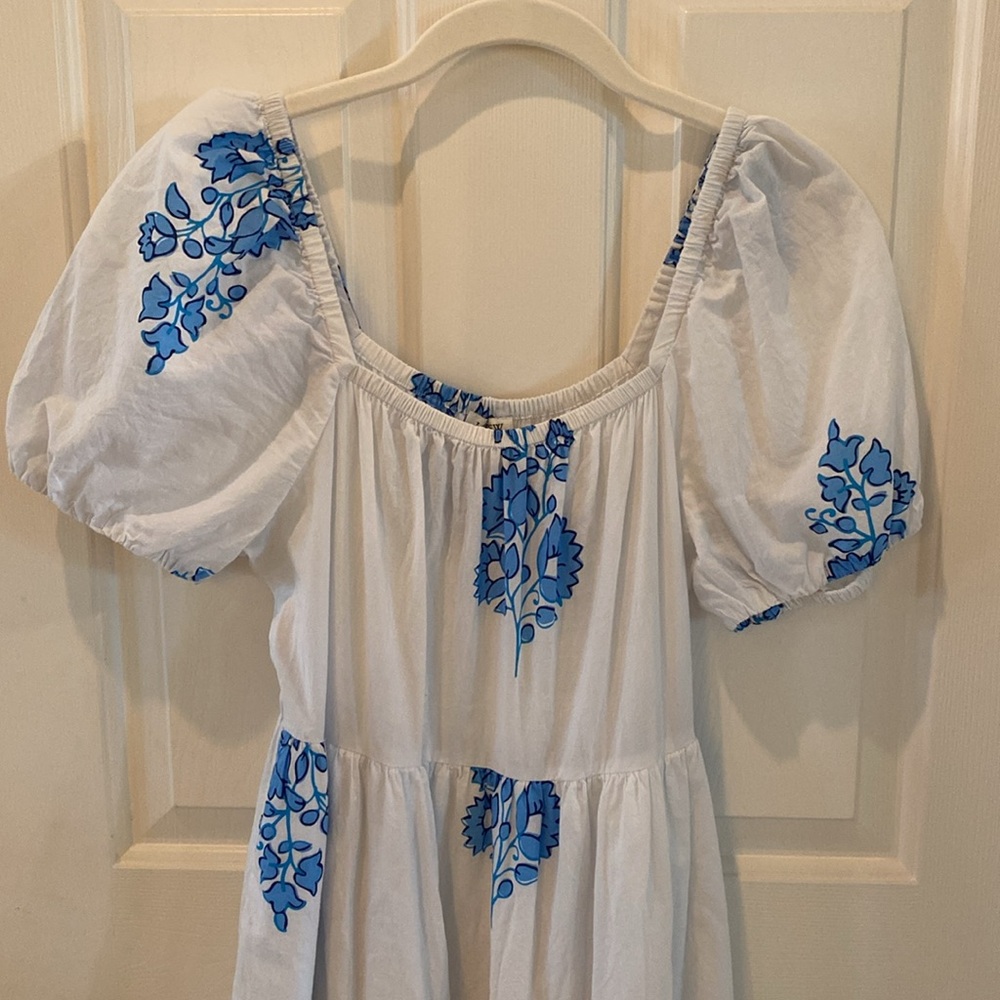 J Crew Peasant Dress with Pockets